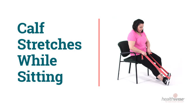 How to Do Calf Stretches While Sitting