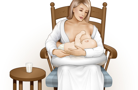 Cómo acunar al bebé mientras se amamanta