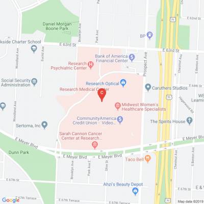 research medical center kansas city map